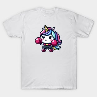 Boxing Unicorn Olympics 🥊🦄 - Knockout Cuteness! T-Shirt